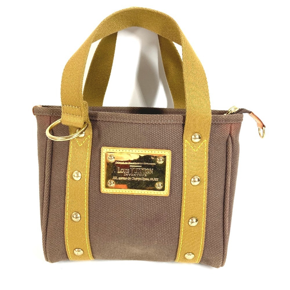 ルイヴィトン LOUIS VUITTON カバPM カバ PM M40089 アンティグア ハンドバック カバン トートバッグ キャンバス ブラウン