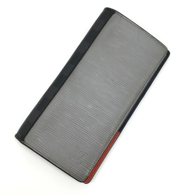 $$ LOUIS VUITTON ルイヴィトン 長財布 エピ ダミエグラフィット ポルトフォイユ ブラザ M62910 ブルー×グレー