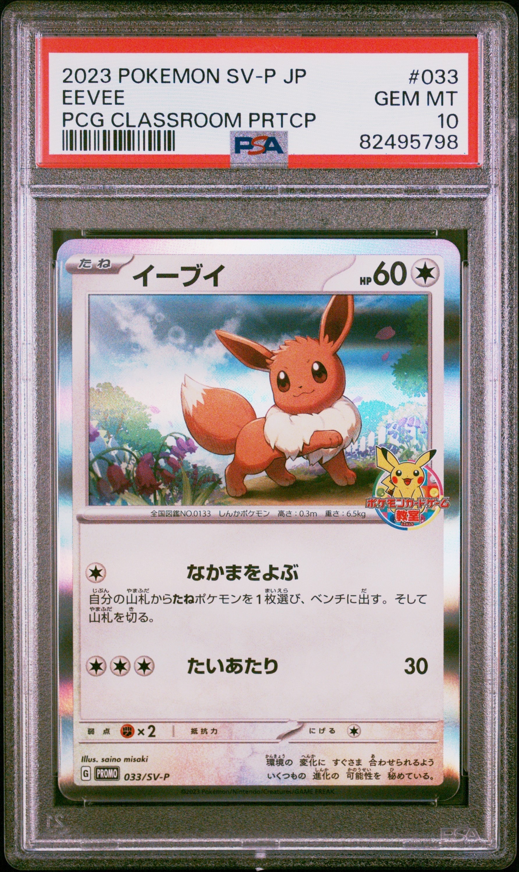 イーブイ: プロモ [SV-P 033](「 ポケモンカードゲーム教室」プロモーションカード「SV-P」)