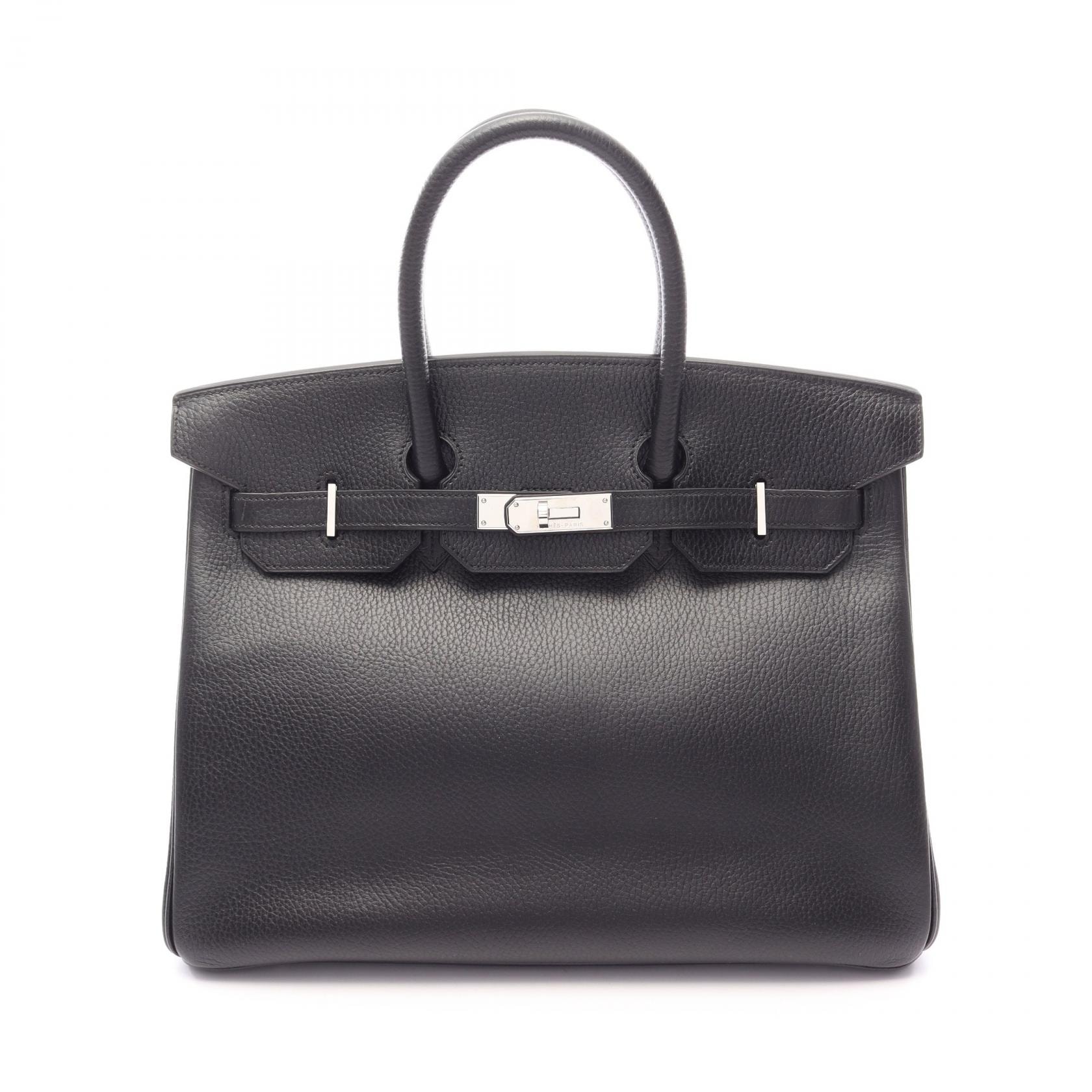 エルメス HERMES バーキン35 ハンドバッグ バッグ レザー アルデンヌ アルデンヌ ブラック(エルメス) □C刻印(1999年製造) レディース ブラック系 021699CK 【中古】