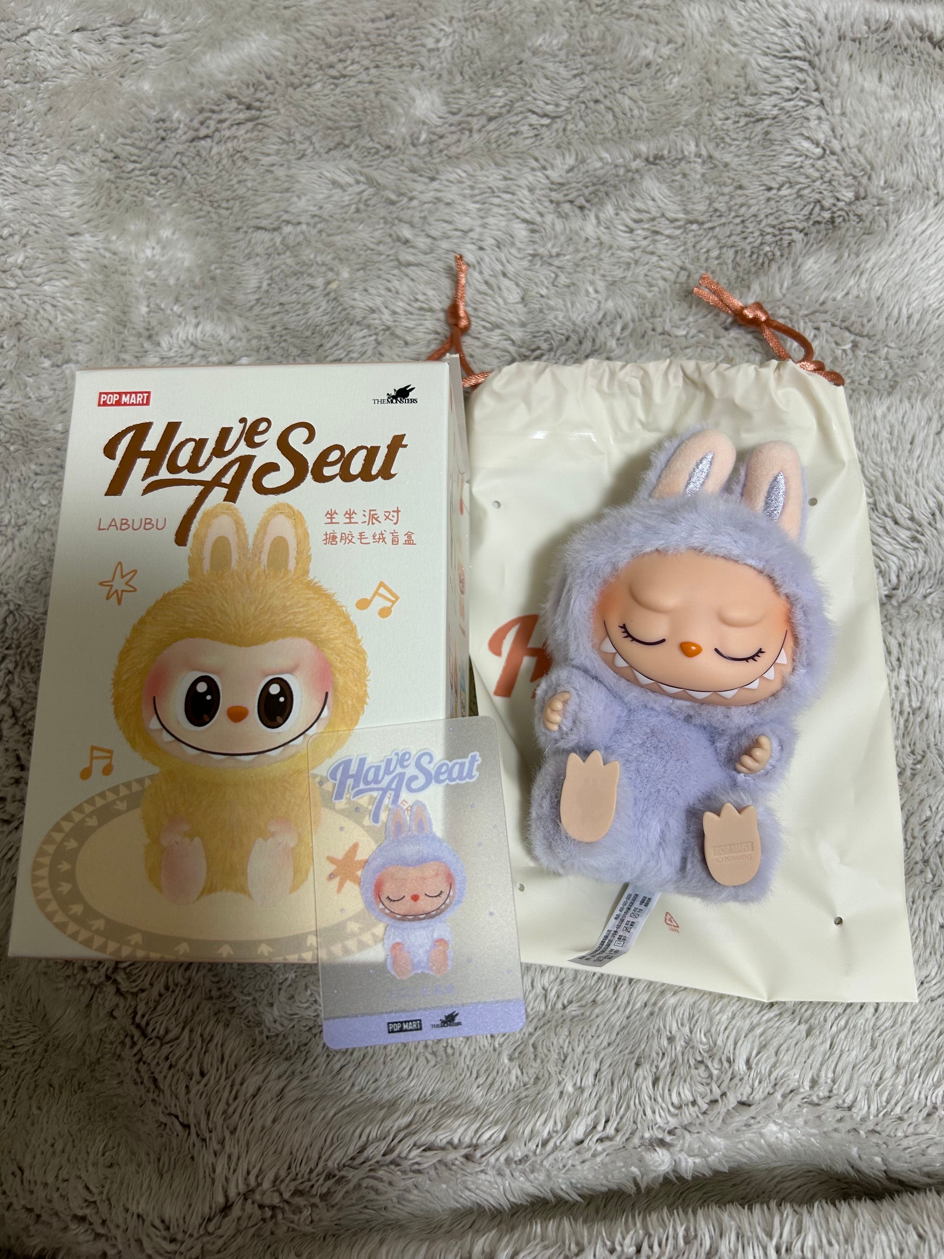 POP MART THE MONSTERS (LABUBU) Have a Seat Plush Series ZIZI