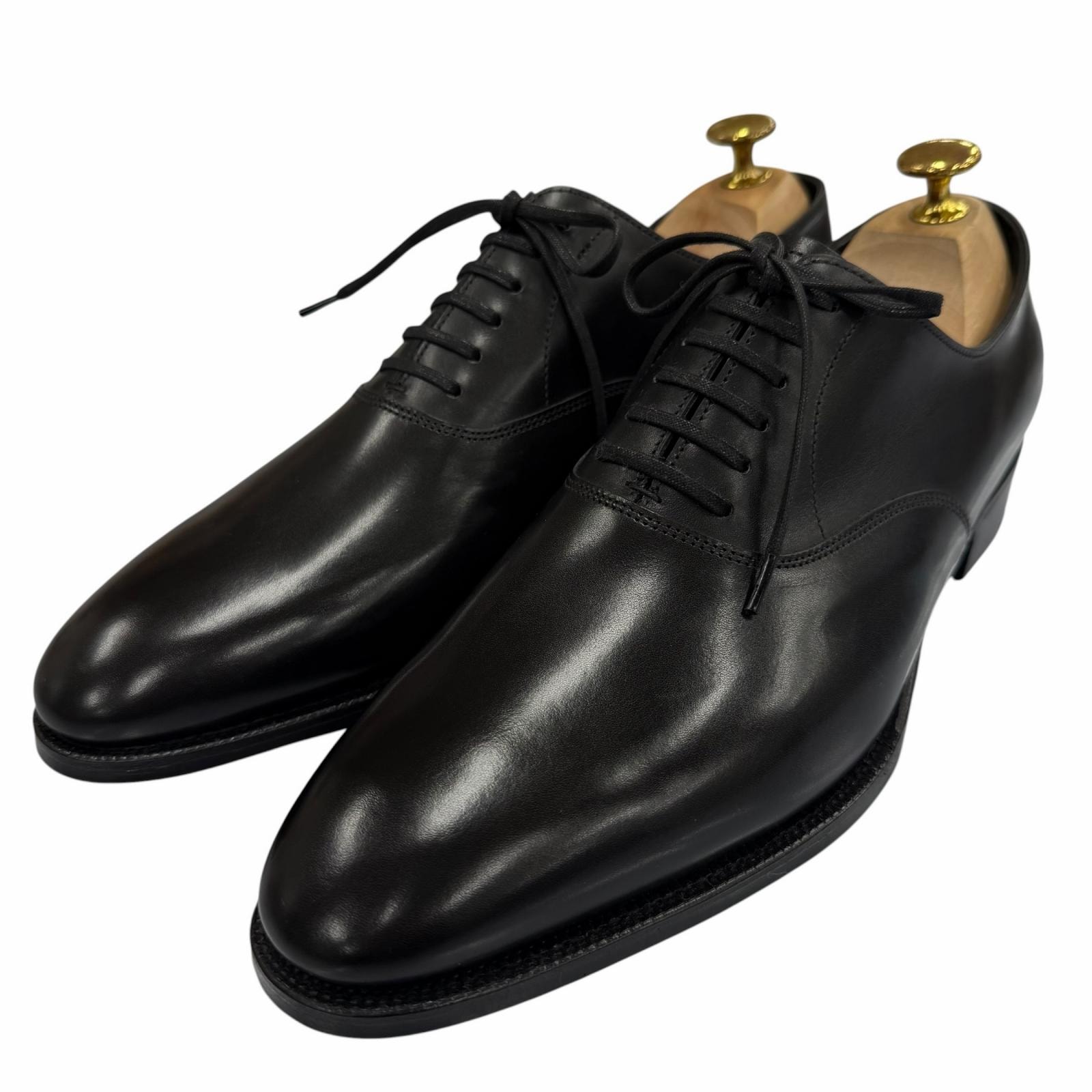 極美品 ジョンロブ レザーシューズ SEATON ブラック メンズ 7