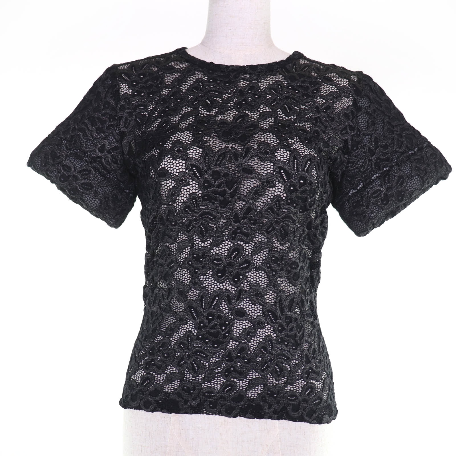 未使用品 ルイヴィトン カットソー ブラック系 レディース 36 1ABDG9