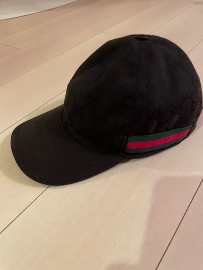 GUCCI Original GG Canvas Baseball Cap "Black"