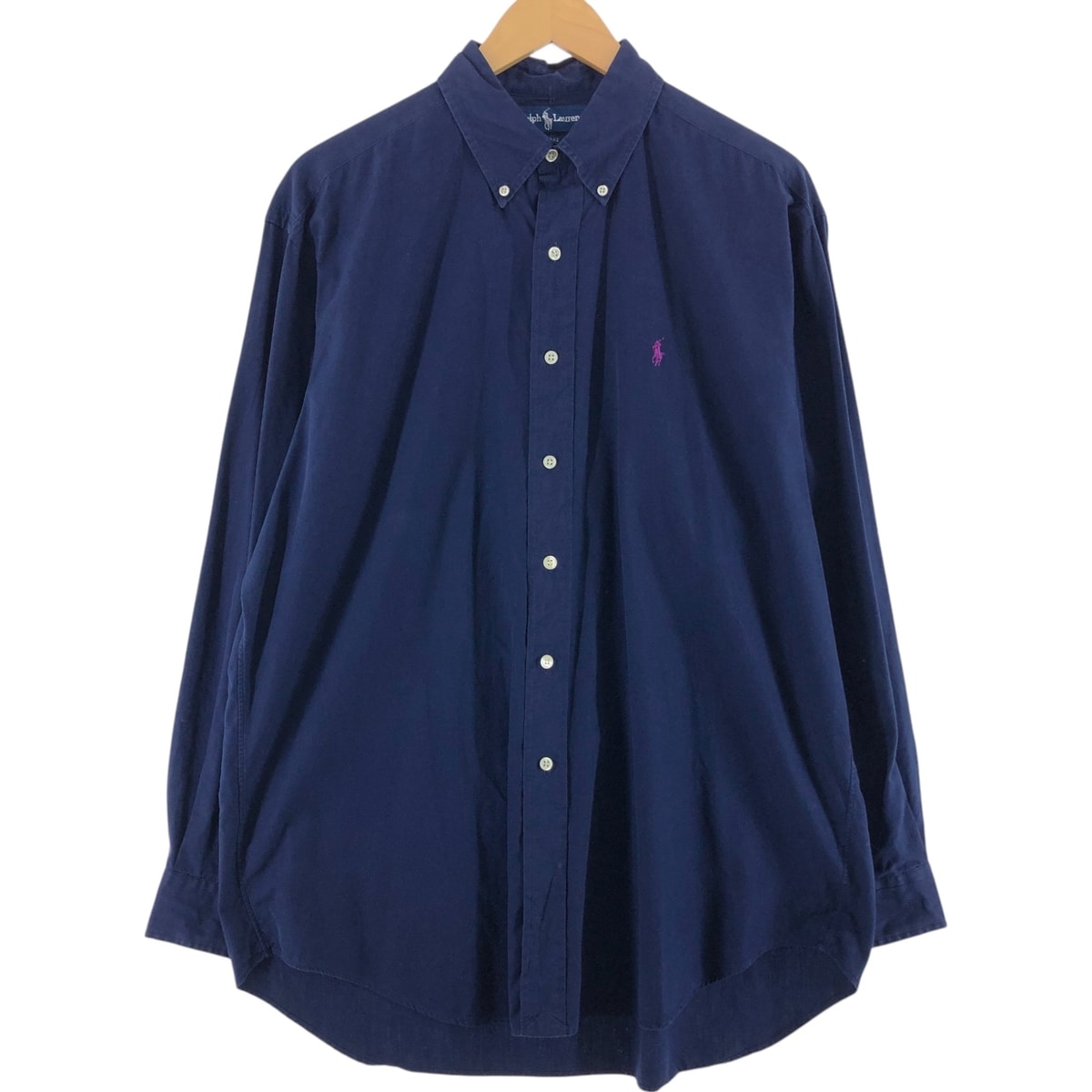 古着 ラルフローレン Ralph Lauren BLAIRE 長袖 ボタンダウンシャツ メンズL相当/eaa526816