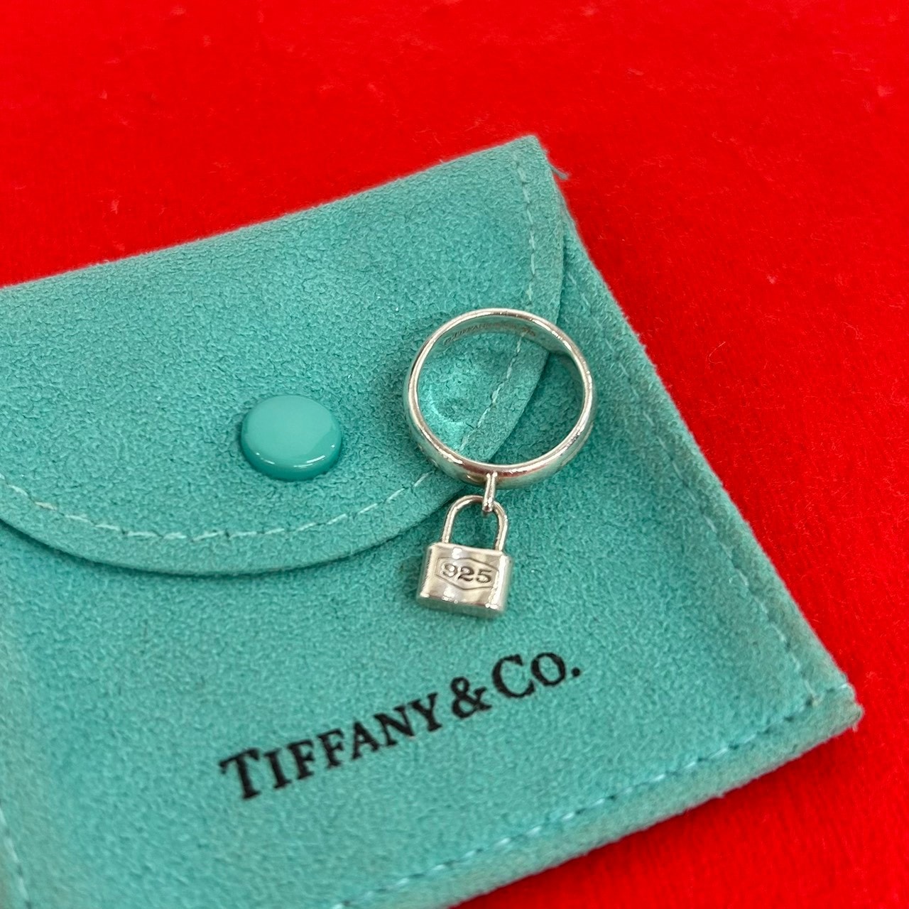 TIFFANY&Co. ティファニー 1837 カデナ ロック リング シルバー925 リング・指輪 5号 シルバー
 80545