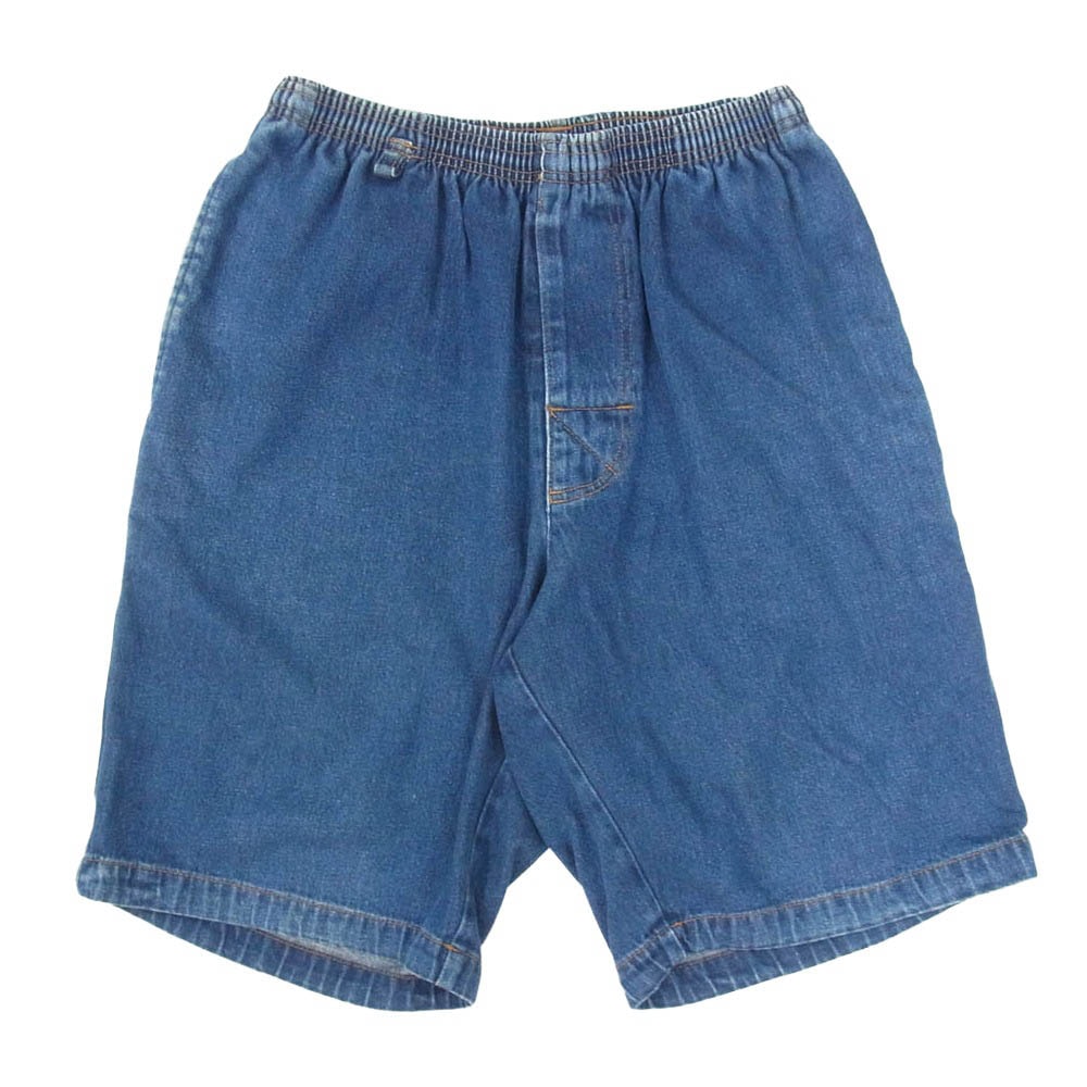 STUSSY ステューシー 紺タグ USA製  デニム ハーフ パンツ ショーツ インディゴブルー系 M【中古】