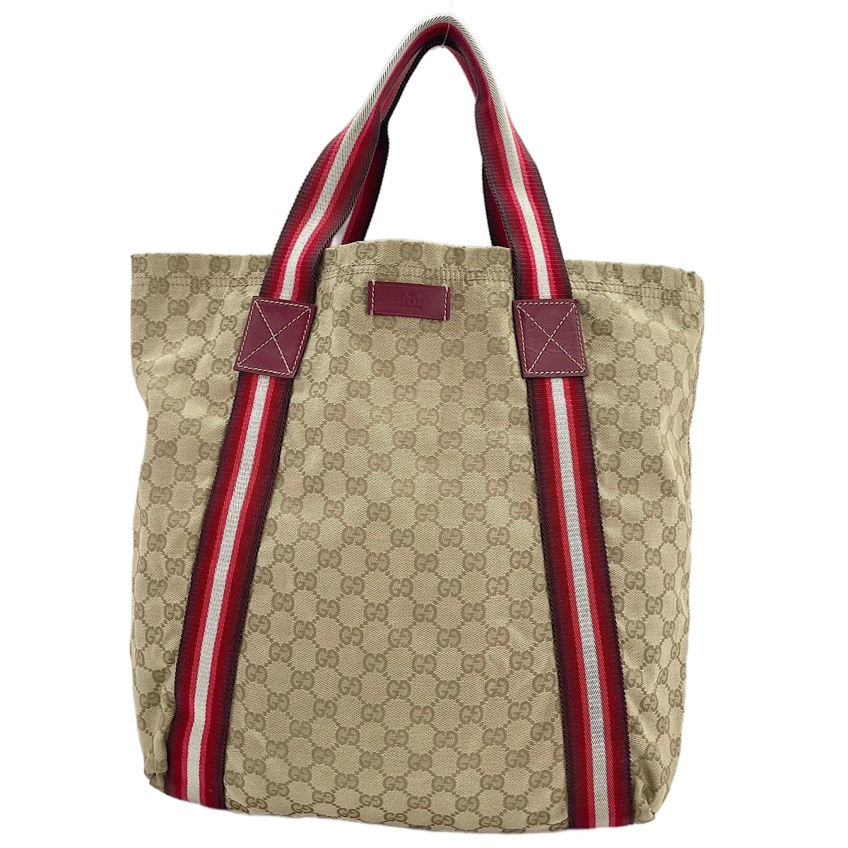 グッチ GUCCI GGキャンバス シェリーライン ハンドバッグ【中古】