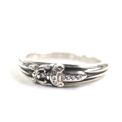 Chrome Hearts Baby Classic Dagger Pave Diamond Ring "Silver"