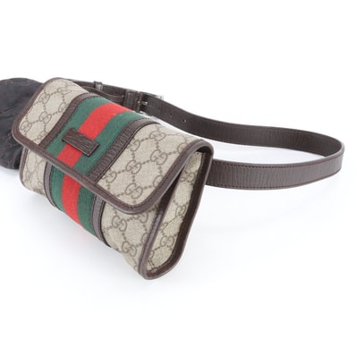 ■美品 グッチ GGスプリーム シェリー ライン152597 ボディバッグ