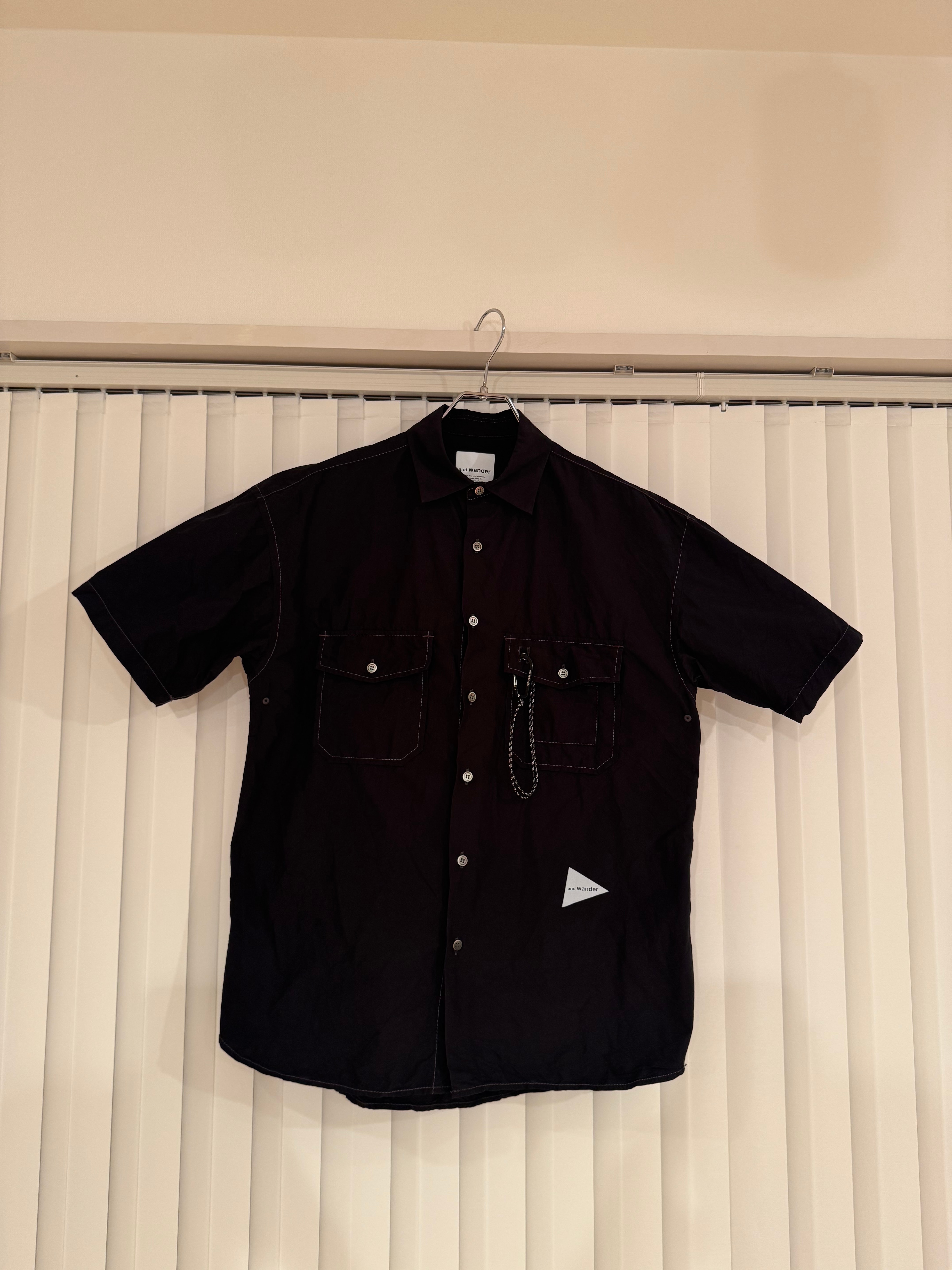 and wander Cordura Typewriter SS Shirt "Black"