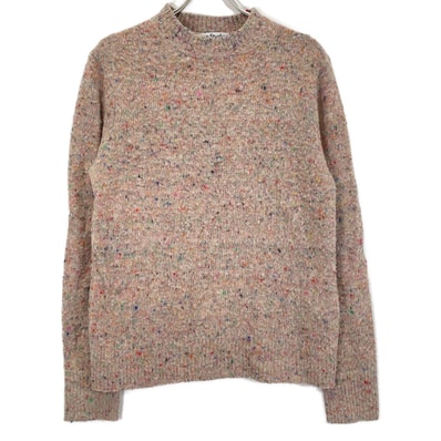 アクネ ストゥディオズ FN-MN-KNIT000225 マルチカラー クルーネック ロングスリーブニット L