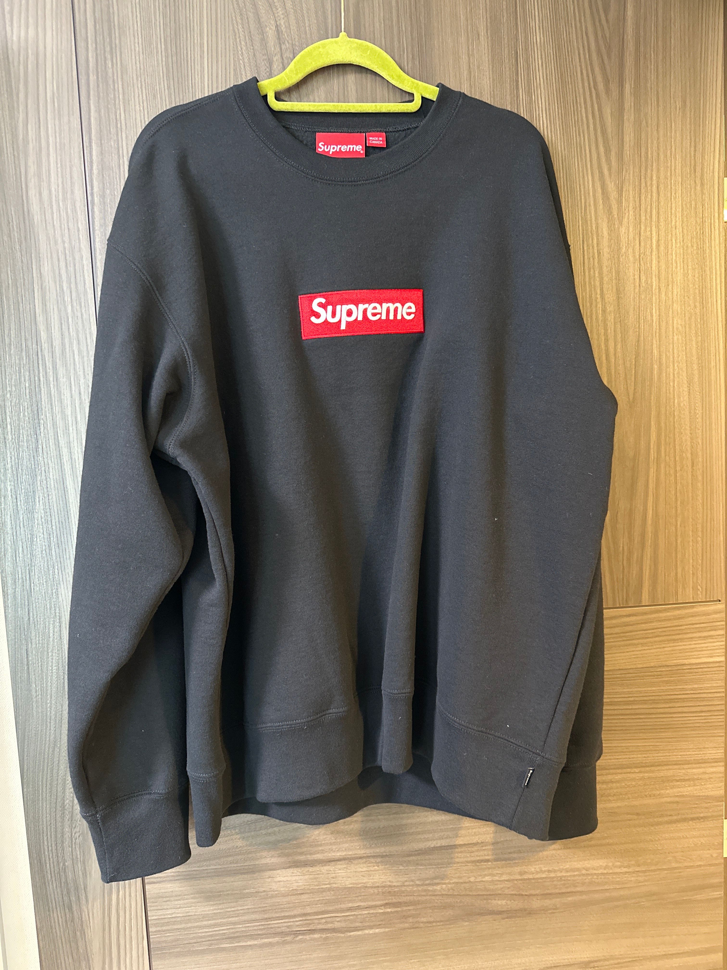 Supreme Box Logo Crewneck "Black" (22FW)