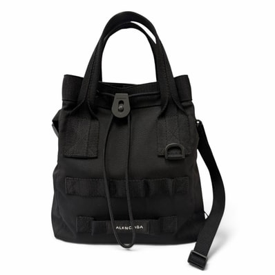 BALENCIAGA Army Small Tote Bag In Recycled Nylon "Black"