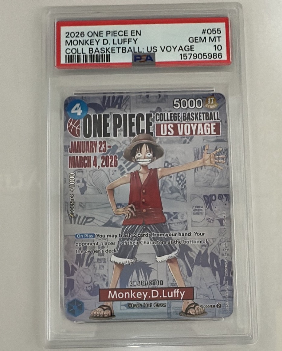 PSA10】モンキー・D・ルフィ：P (開封済) [P-055]【英語版