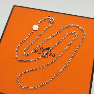 【美品】エルメス セリエ チェーンネックレス シルバー925