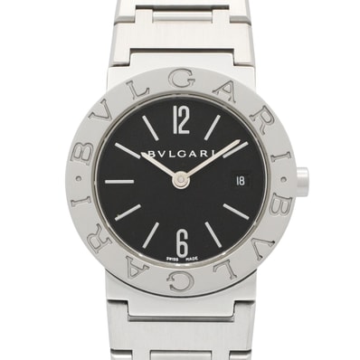 ブルガリ BVLGARI ブルガリ ブルガリ 腕時計 時計 ステンレススチール レディース ブラック系 BB26SS 【中古】