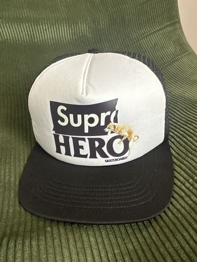 Supreme / ANTIHERO Mesh Back 5-Panel "Black"