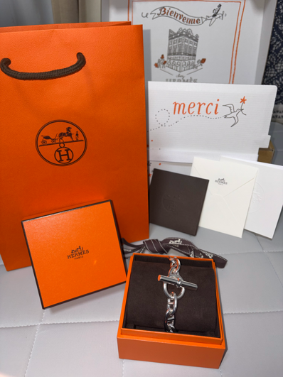 Hermes Chaine D'ancre TGM Bracelet "Silver"