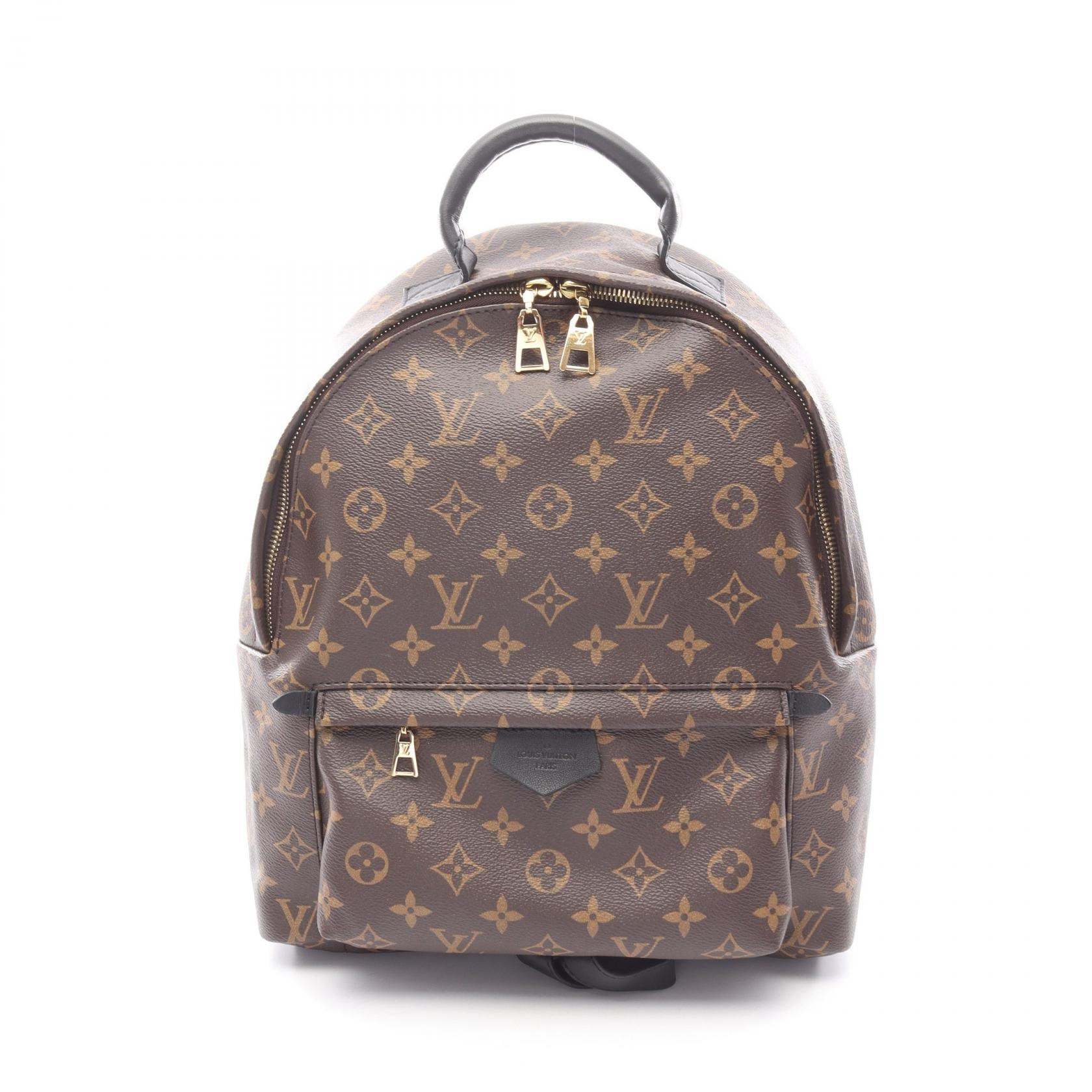 ルイ・ヴィトン LOUIS VUITTON パームスプリングス バックパックMM リュックサック バックパック バッグ PVCコーティングキャンバス レザー レディース ブラウン系 M41561 【中古】