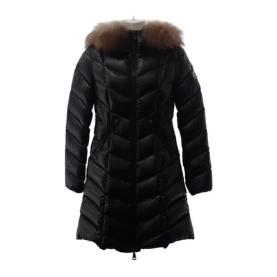 モンクレール MONCLER ロング I20931C00038_C0065 ダウンジャケット ナイロン ブラック サイズ00 レディース【中古】【Aランク】