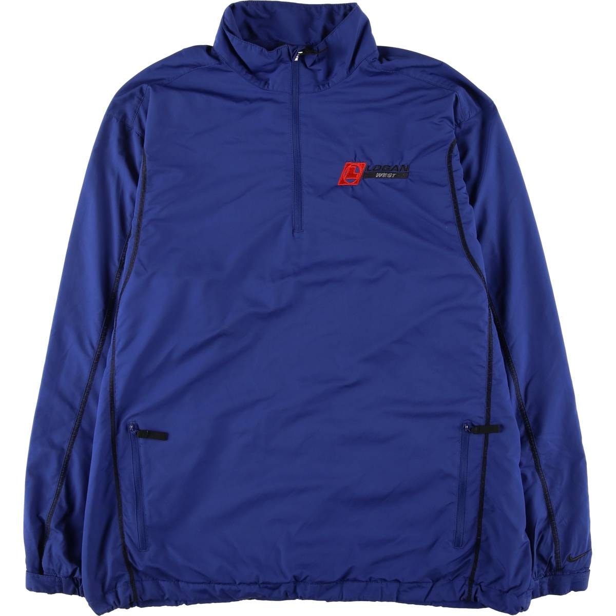 古着 ナイキ NIKE GOLF ゴルフ DRI-FIT ハーフジップ ウォームアッププルオーバー メンズXL相当/eaa522007