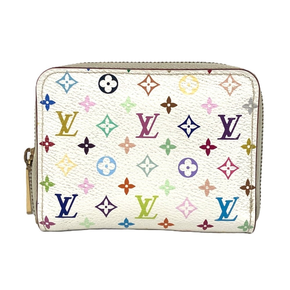 ルイヴィトン LOUIS VUITTON ジッピー・コインパース M93741 モノグラム・マルチカラー 財布 小銭入れ ラウンドファスナー コインケース モノグラムマルチカラーキャンバス リッチ ホワイト