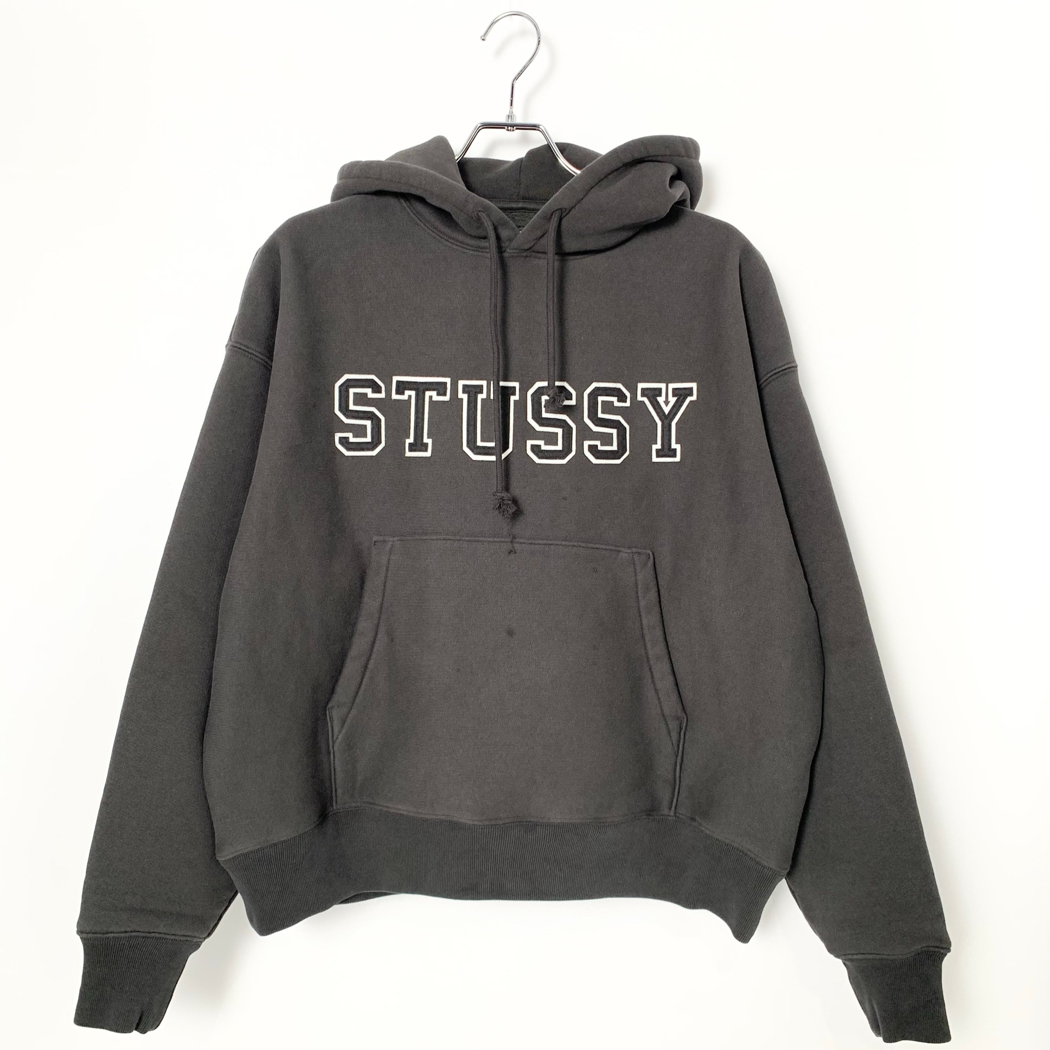 Stussy Felt Applique Hoodie "Black"