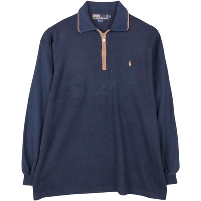 古着 ラルフローレン Ralph Lauren POLO by Ralph Lauren 長袖 ポロシャツ USA製 メンズXL相当/eaa667636