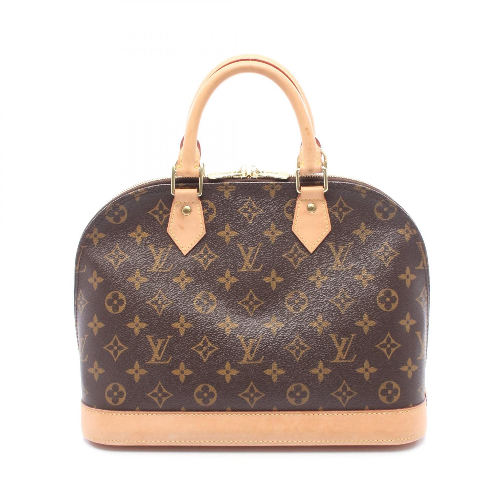 ルイ・ヴィトン LOUIS VUITTON アルマ ハンドバッグ バッグ PVCコーティングキャンバス レザー モノグラム レディース ブラウン系 M53151 【中古】