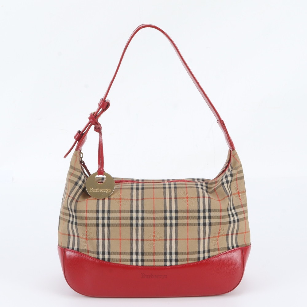 ■極美品 バーバリー ノバ チェックワンショルダーショルダーバッグ