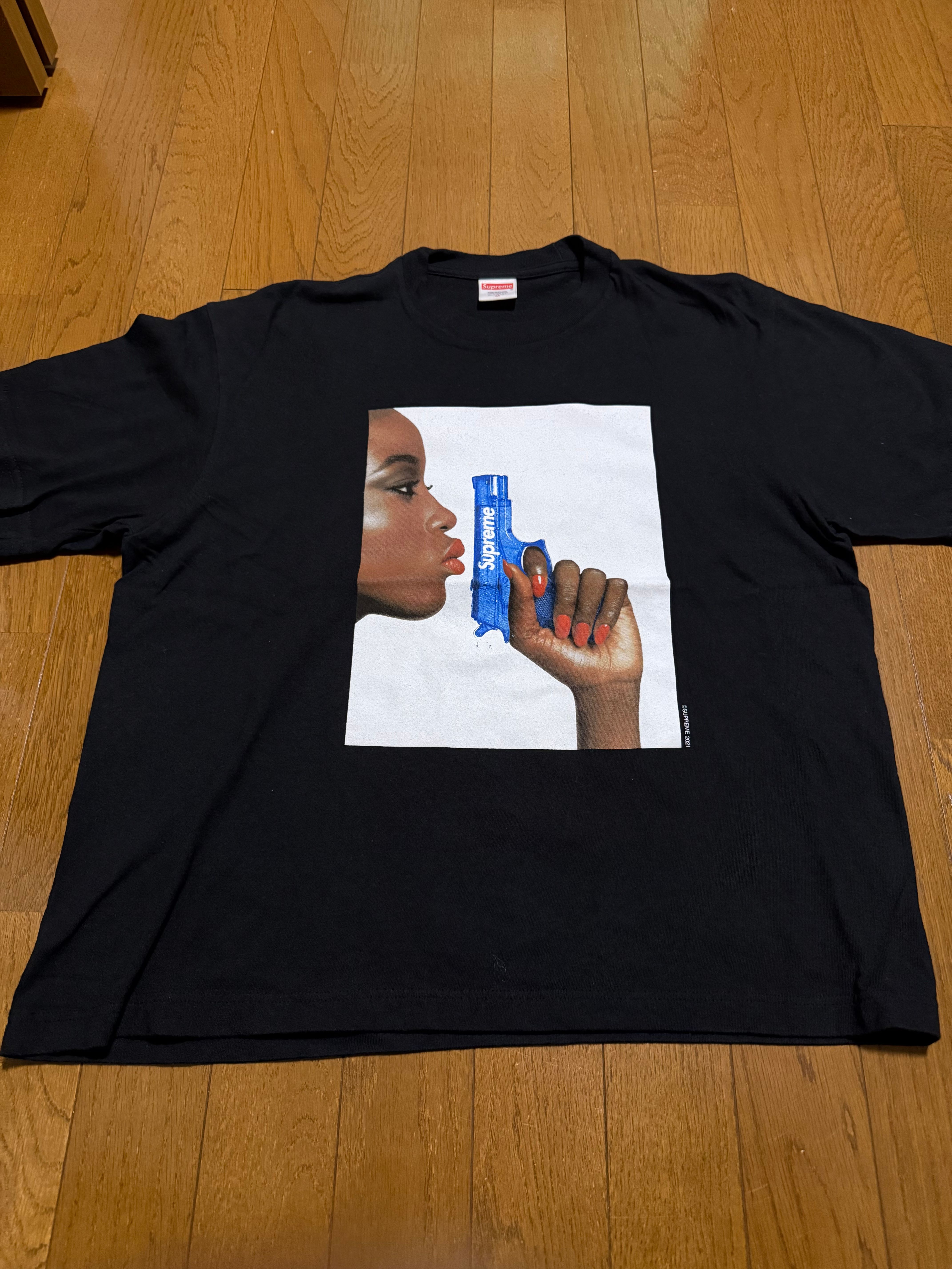 Supreme Water Pistol Tee "Black"