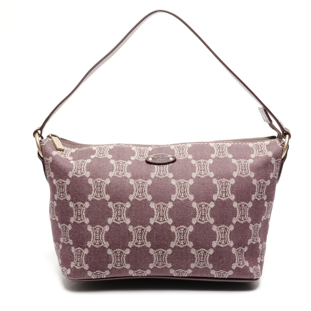 セリーヌ CELINE マカダム キャンバス ホーボー ワンショルダー ショルダーバッグ【中古】