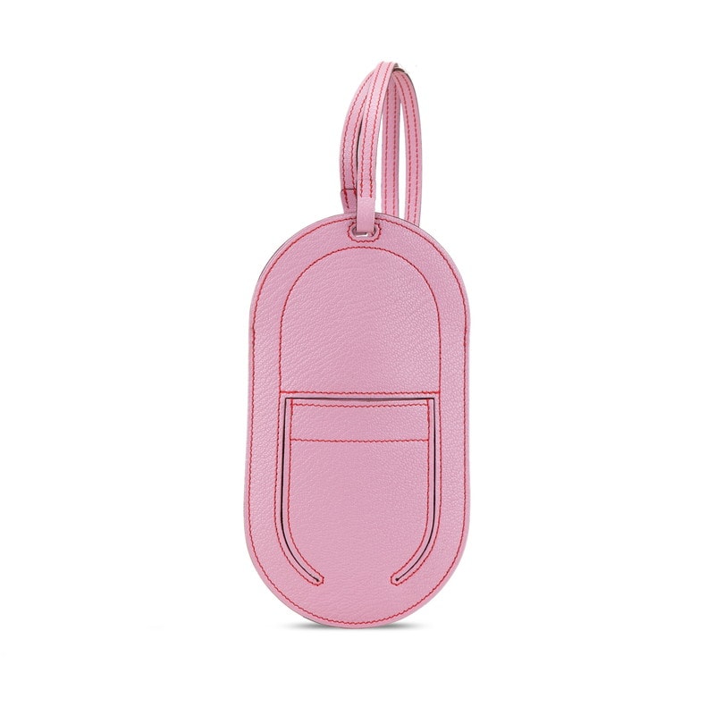 エルメス インザループ トゥーゴーPM スマートフォン 携帯ケース モーヴシルベストル ピンク シェーブル レディース HERMES 【中古】