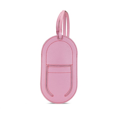 エルメス インザループ トゥーゴーPM スマートフォン 携帯ケース モーヴシルベストル ピンク シェーブル レディース HERMES 【中古】