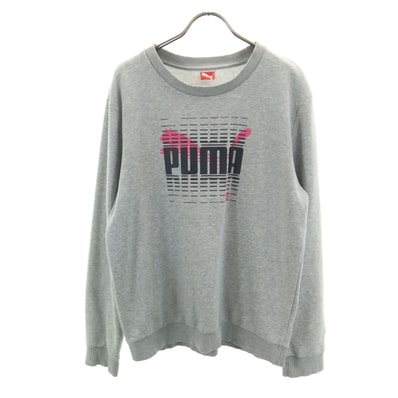 PUMA プーマ 長袖 スウェット トレーナー M グレー