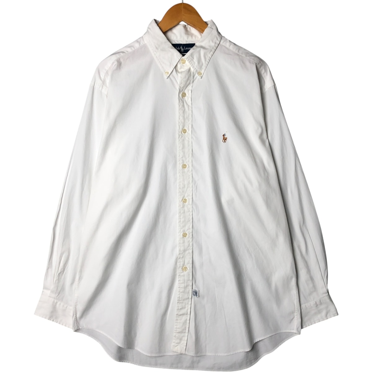 古着 ラルフローレン Ralph Lauren YARMOUTH 長袖 ボタンダウンシャツ メンズL相当/eaa573882