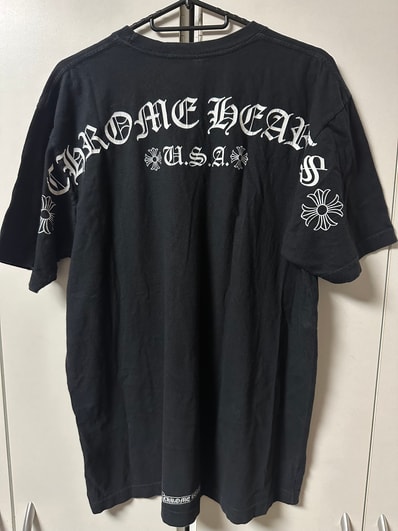 Chrome Hearts Vintage Arch Logo Scroll Label Pocket S/S T-Shirt "Black"