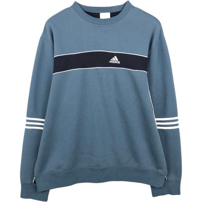 古着 00年代 アディダス adidas ロゴスウェットシャツ トレーナー メンズXL相当/eaa635032