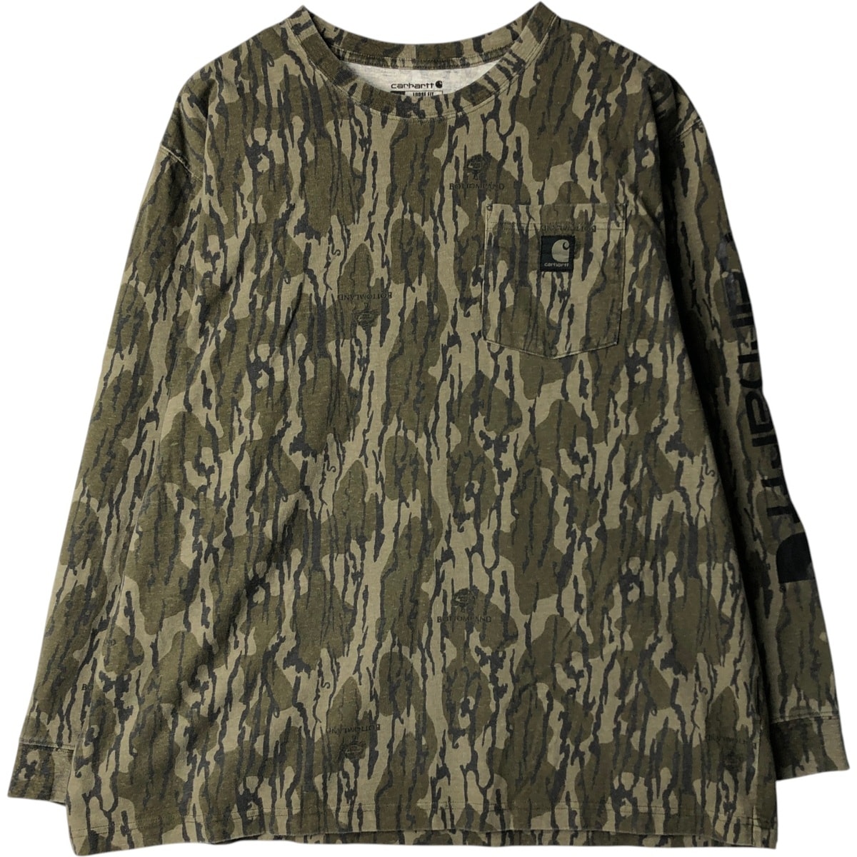古着 カーハート Carhartt Loose Fit 迷彩柄 ロングTシャツ ロンT メンズXL相当/eaa636899