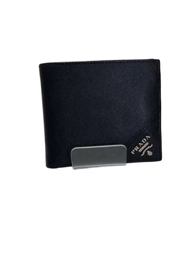 PRADA Saffiano Leather Wallet with Coin Purse "Black"