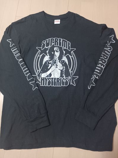 Supreme x HYSTERIC GLAMOUR L/S Tee "Black"