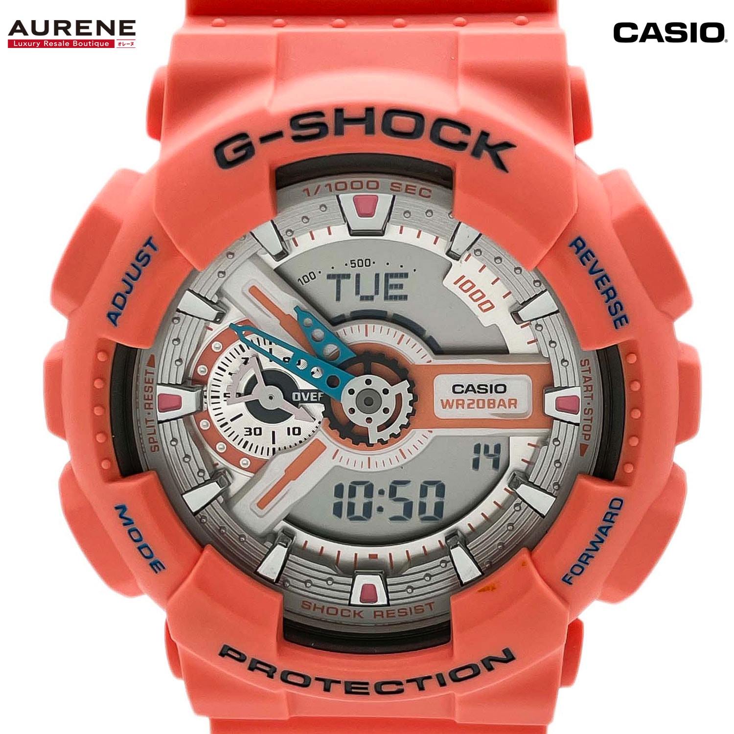 CASIO カシオ G-SHOCK ジーショック GA-110DN ダスティ・ネオン 腕時計
 クオーツ メンズ
 【中古】