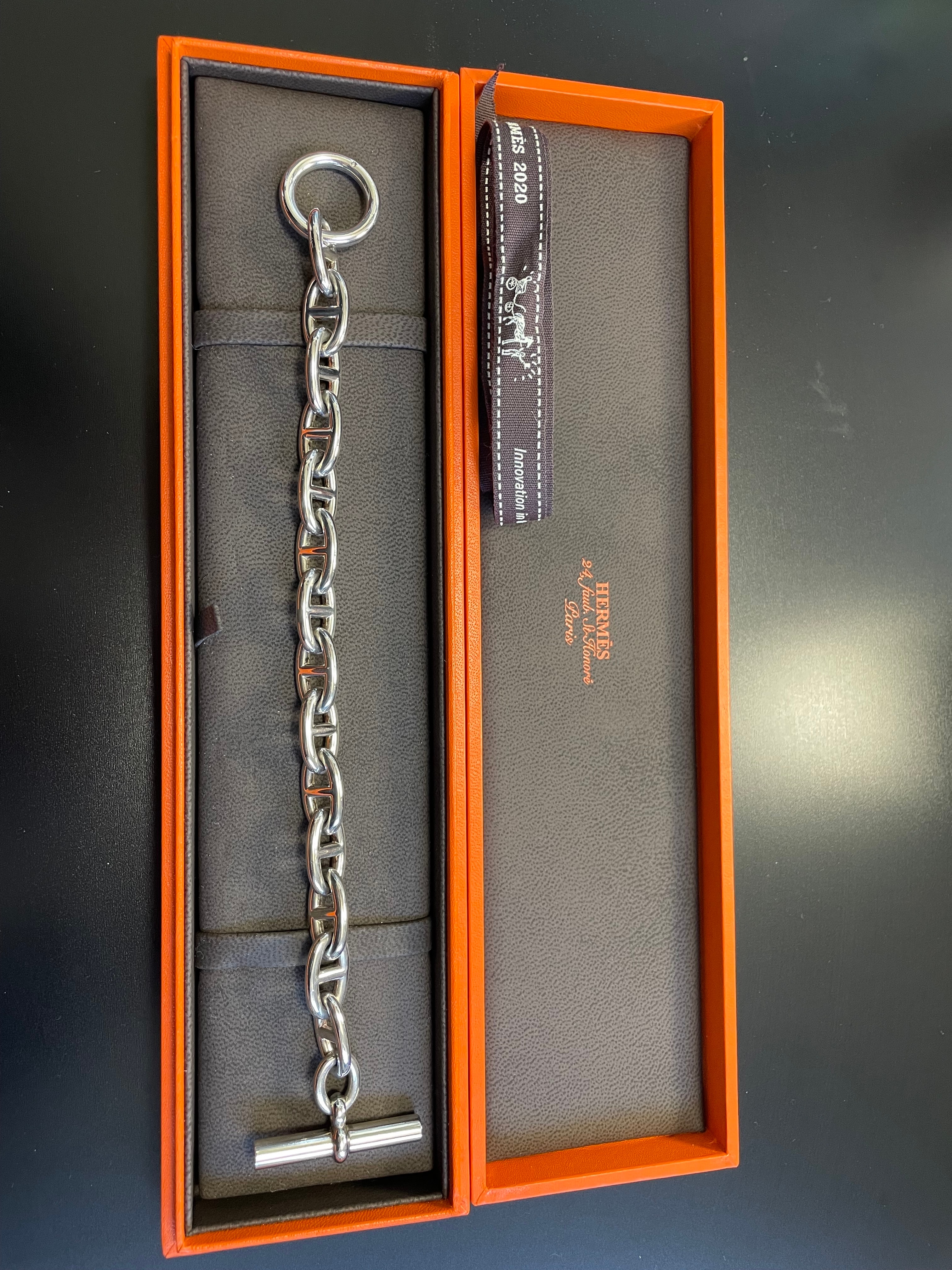 Hermes Chaine D'ancre GM Bracelet "Silver"