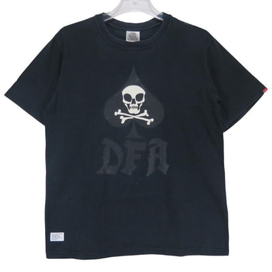 WTAPS ダブルタップス DFA SKULL TEE スカル ショートスリーブ Tシャツ ブラック カットソー サイズM