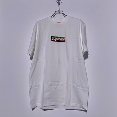 Supreme Los Angeles Fire Relief Box Logo Tee "White"