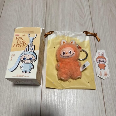 POP MART THE MONSTERS (LABUBU) Pin for Love Series-Vinyl Plush Pendant (A-M) J