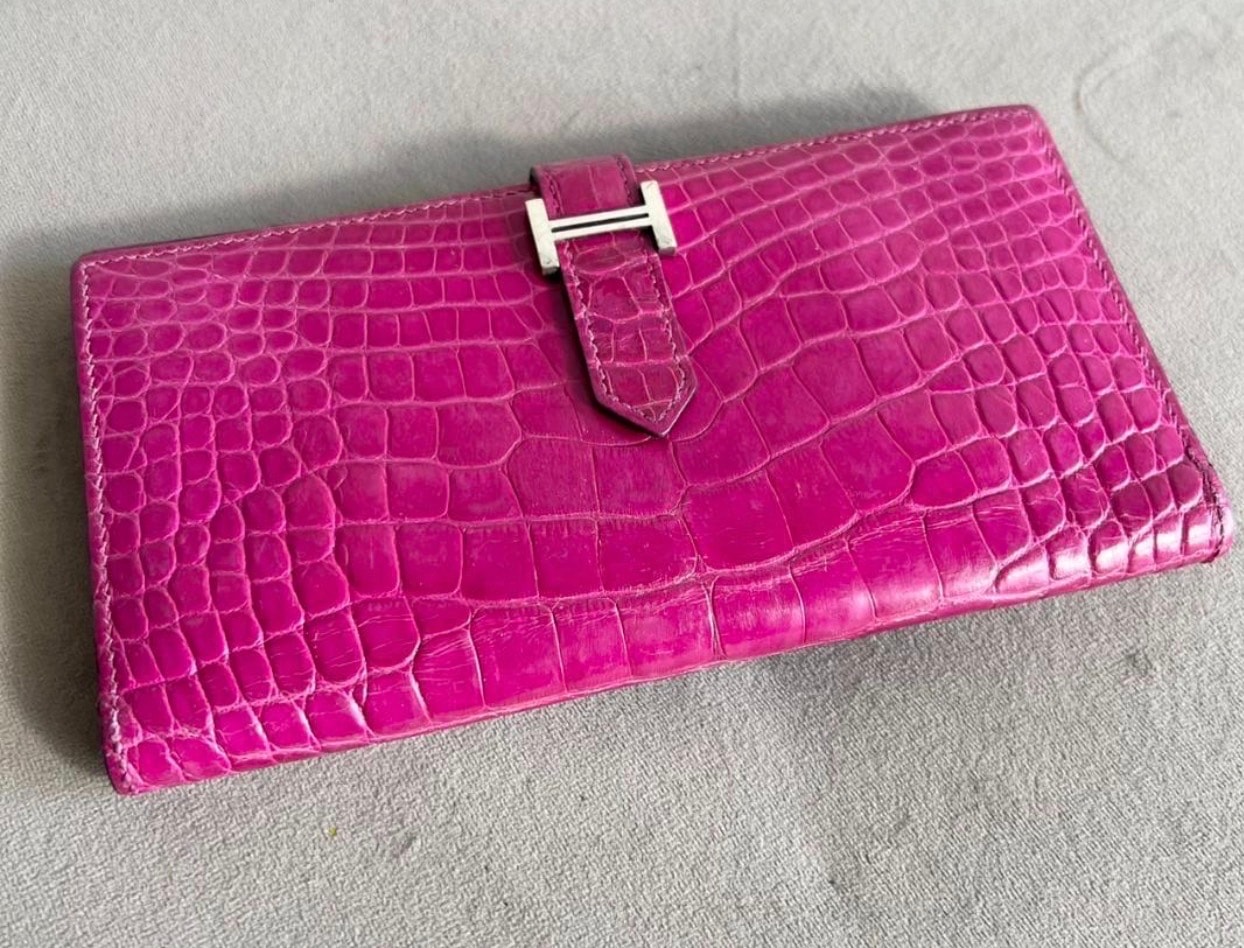 希少品 期間限定特別価格 国内正規 HERMES エルメス ベアン スフレ クロコダイル