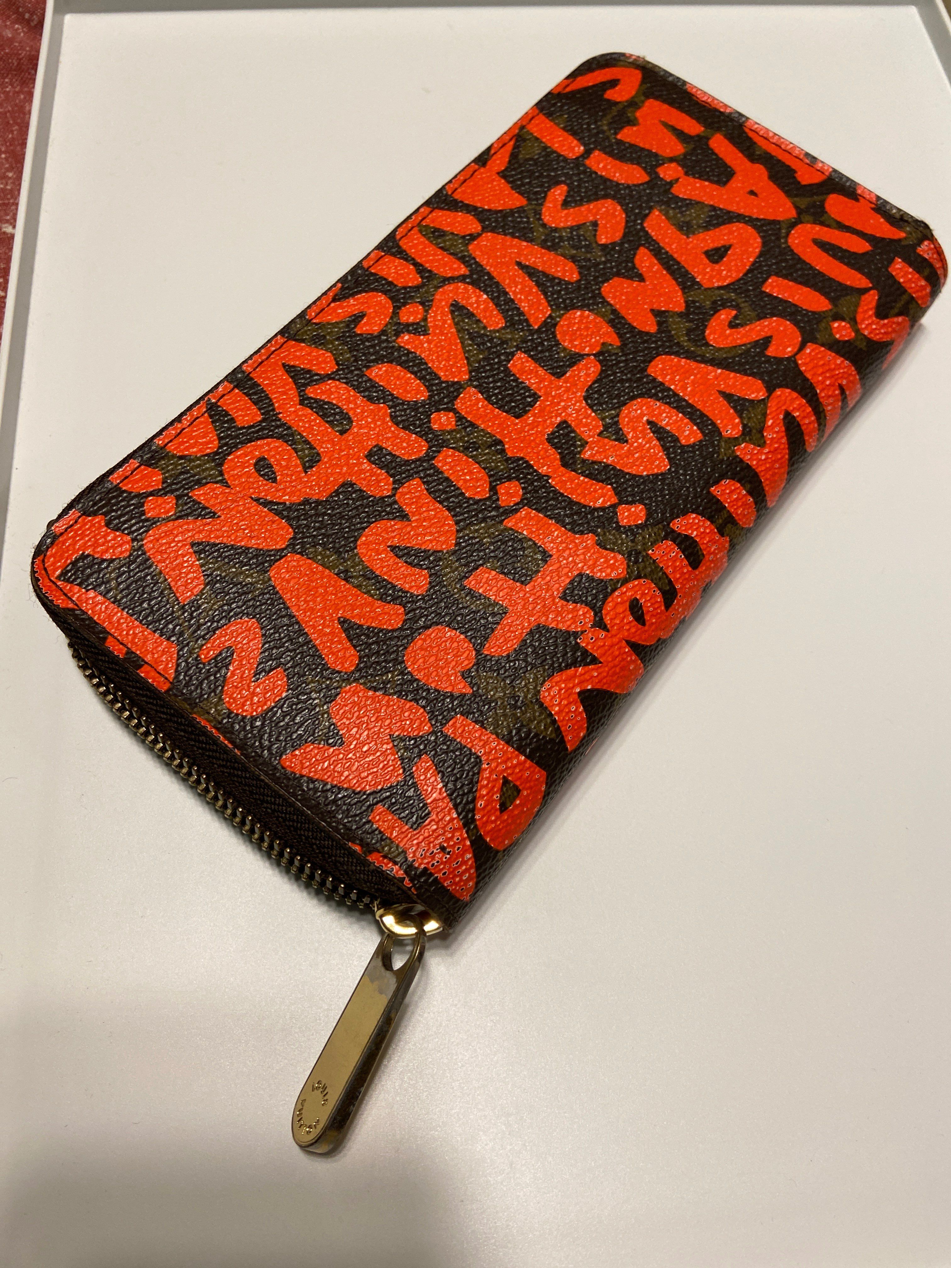 Louis Vuitton Zippy Wallet Monogram Graffiti Stephen Sprouse Collection "Orange"