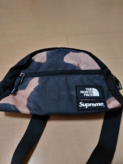 Supreme x The North Face Bleached Denim Print Roo II "Black"